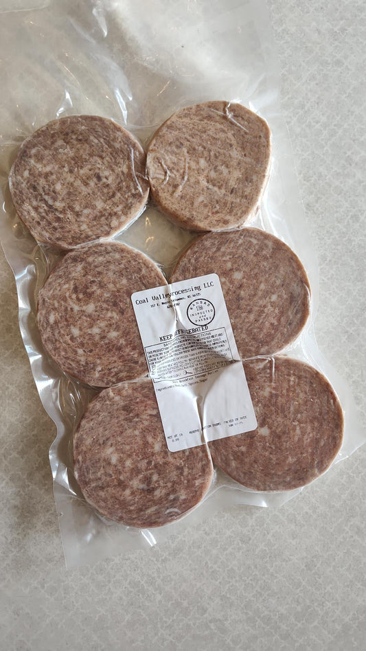 Breakfast Sausage Patties- mild
