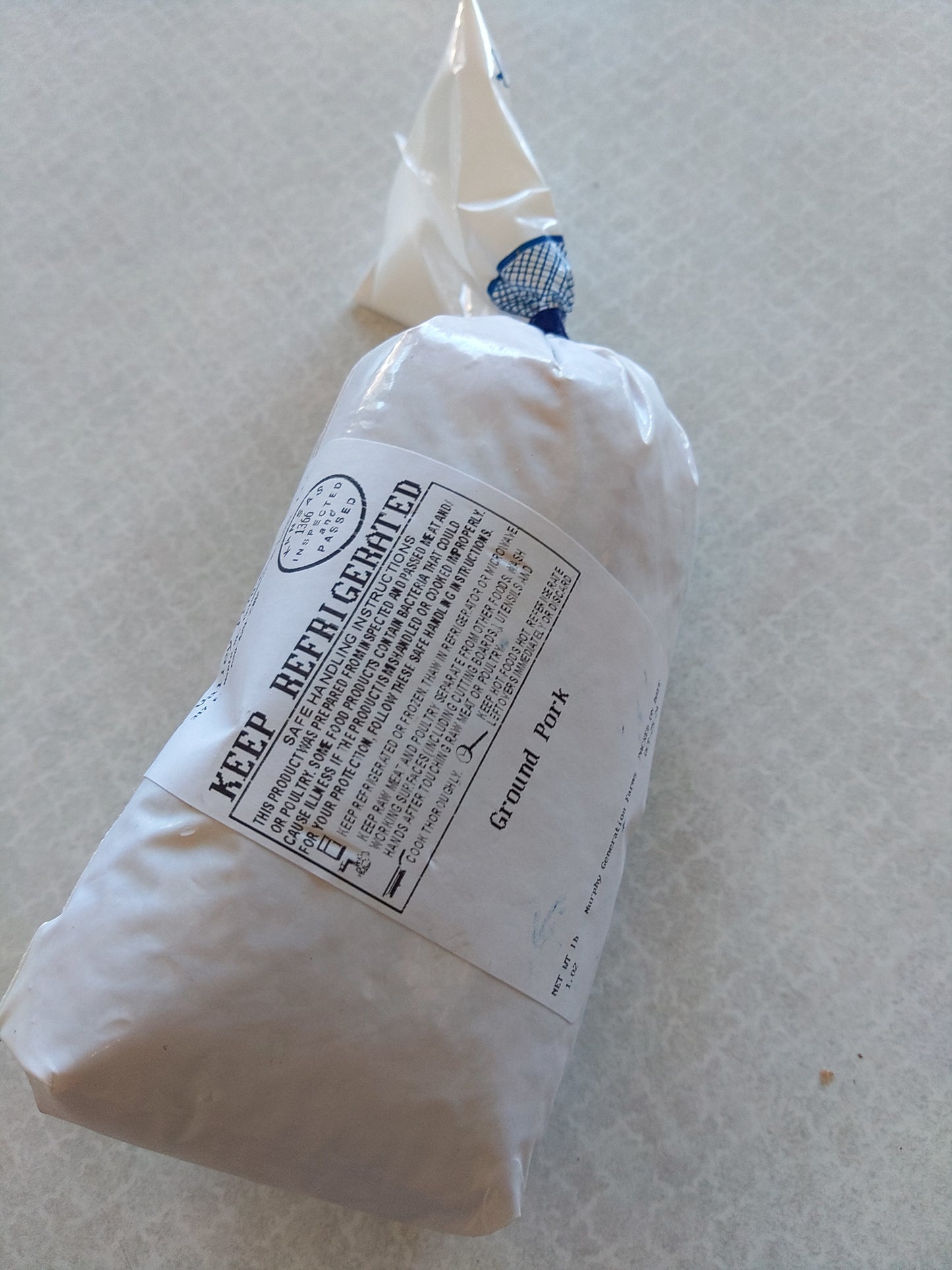Ground pork