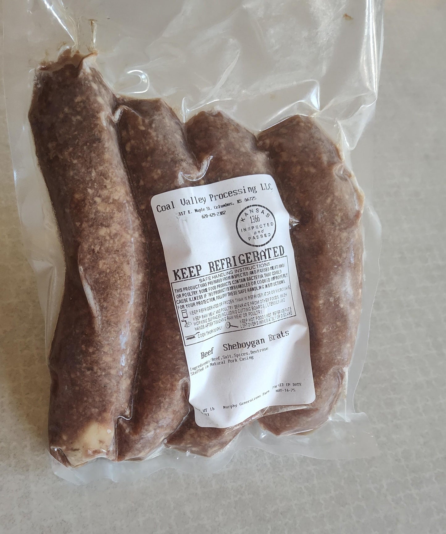 Beef Brats