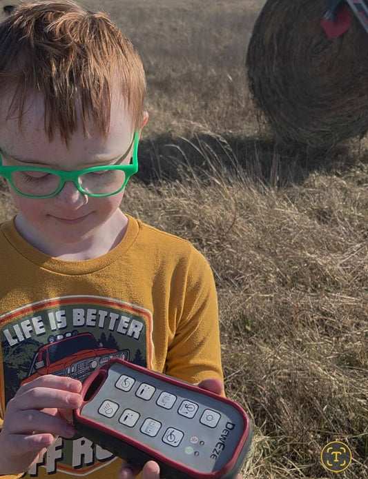 My hay bale bed operator!