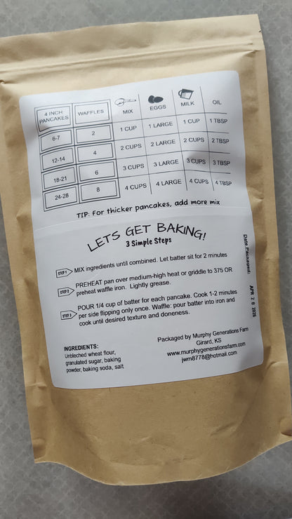 Pancake and Waffle Mix - Turkey Red Wheat